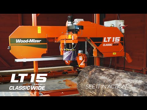 LT15CLASSIC WIDE SAWMILL | See it in Action | Wood-Mizer Europe
