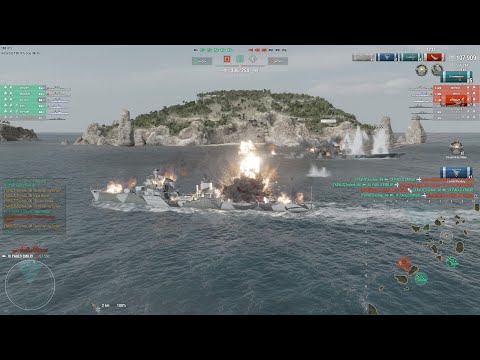 World of Warships - Paolo Emilio Triple kill in ranked