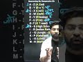 Trick To Learn Opposite Letters Reasoning Shorts One Minute Tricks By Deepanshu Sir