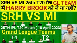 SRH vs MI  Team II SRH vs MI  Team Prediction II IPL 2023 II mi vs srh