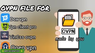 How To Create Your Own OpenVPN Configuration file Using Android | And how to Connect It l...