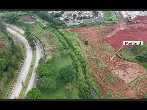 Sungai di jalan tembus Harvest - Metland, 19 Agustus 2025 ( ECS Infra )