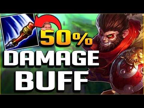 WTF RIOT?? 50% DAMAGE BUFF ON WUKONG?!? NEW WUKONG JUNGLE GAMEPLAY - League of Legends PBE