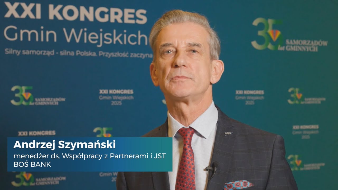 Andrzej Szymański <br>  Menedżer ds. Współpracy z Partnerami i JST w BOŚ BANK