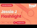 Flashlight Karaoke | Jessie J (Acoustic Karaoke)