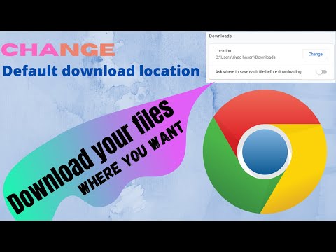 How to change default download location in Google Chrome | Change download directory