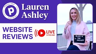 Lauren Ashley (business coach) website review and breakdown