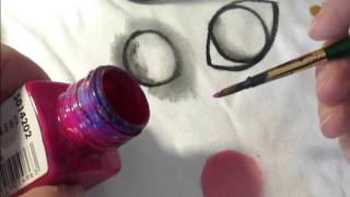 Tutorial: come sfumare con  colori per stoffa