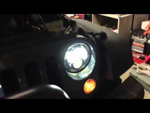 Truck Lite LED Headlights vs JW Speaker 8700 Evolition II