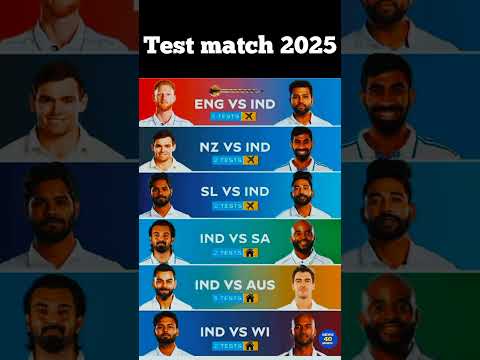 "🏏 Team India's Full Schedule for WTC 2025-27 🌍 | Home & Away Series Revealed! 📅🔥"