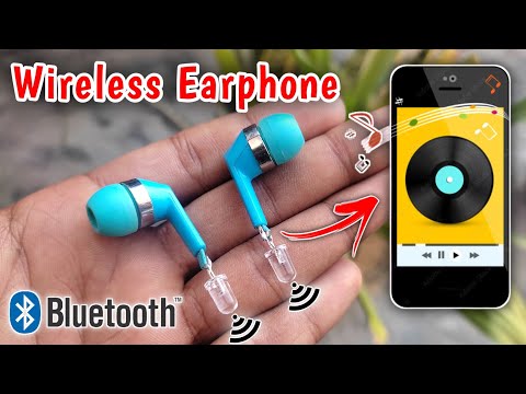 how to make wireless earphone at home | how to make wireless headphones | wireless earphones