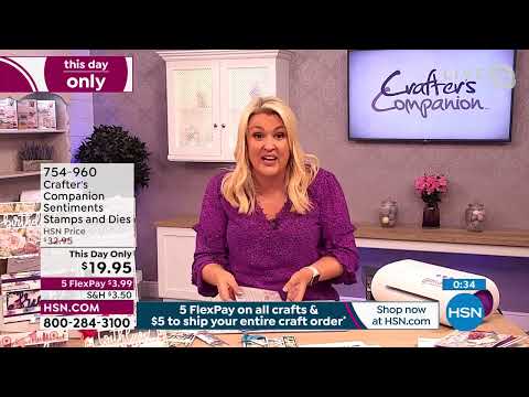 HSN | Crafter's Companion Sale - Up to 50% Off 06.13.2022 - 03 PM