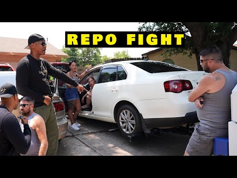 Repo Showdown: Couple Comes Out Swinging When Agents Take Her Car!