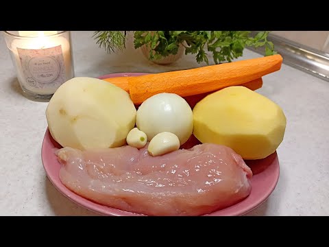 Recipe for the most beautiful chicken soup that everyone loves! Fast, tasty and cheap 🍲