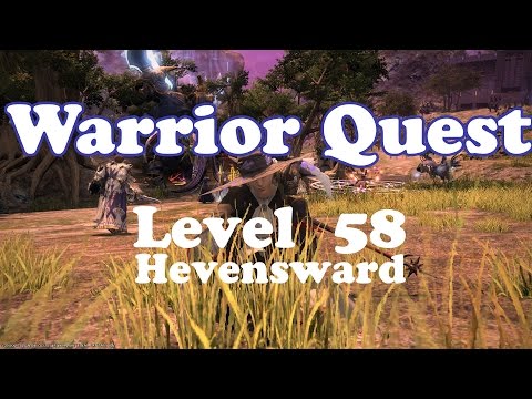 FFXIV 3.15 Warrior Quest levl 58