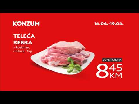 Konzum vikend sniženja od 16.-19.04.2020.