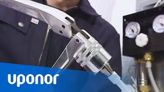 Underfloor heating - Renovation with Uponor Minitec, German video