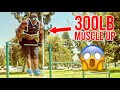 MUSCLE UPS {300 LBS..??} - Kali Muscle