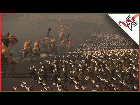 6240 CHOSEN vs 39 GIANTS - Total War: WARHAMMER Massive BATTLE
