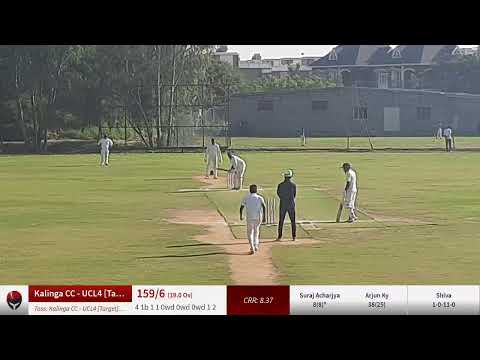 Live Cricket Match | Kalinga CC - UCL4 [Target] vs Shantiniketan Warriors | 19-Dec-21 02:23 PM 20 ov