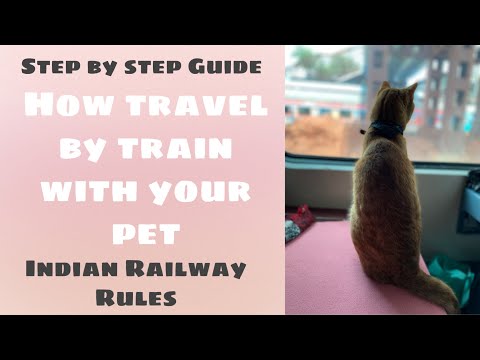 How to travel with your pets by train |step by step guide |Indian railway Rules
