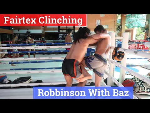 Muay Thai Knee Sparring With Robinson Galvez and Baz
