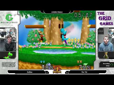 Smash 64: Hotline (Yoshi) V The Yid (Fox) - Shattered 164 Tournament SSB64
