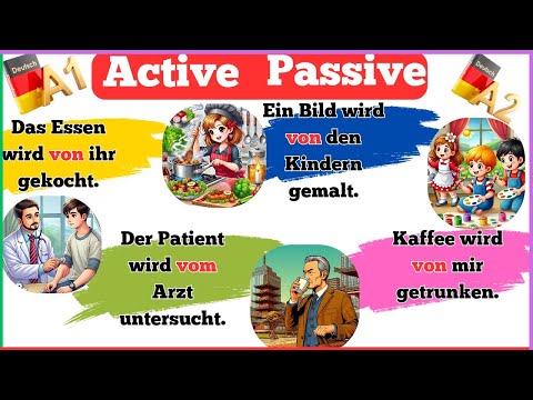 Master German Active and Passive Voice: A1-A2 Grammar Made Easy! 🚀📚