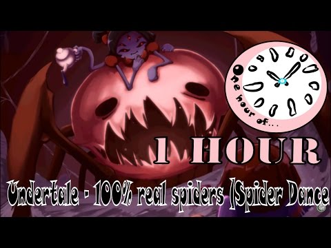 Undertale - 100% real spiders (Spider Dance Remix) 1 hour | One Hour of...