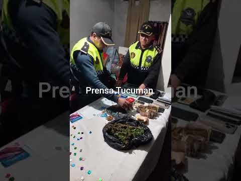 GOLPE AL NARCOMENUDEO EN TUCUMÁN: SIETE APREHENDIDOS Y MILLONARIO SECUESTRO DE DROGAS Y DINERO