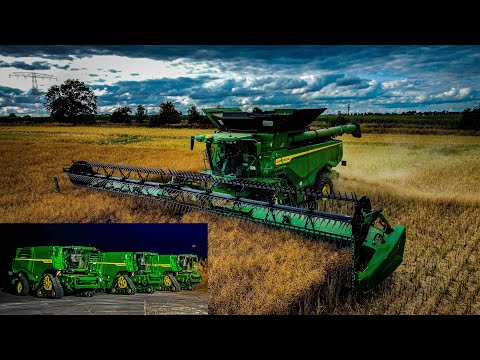 2 x JOHN DEERE X9 1100 | HD45X Schneidwerk | Rapsernte XXL 2022