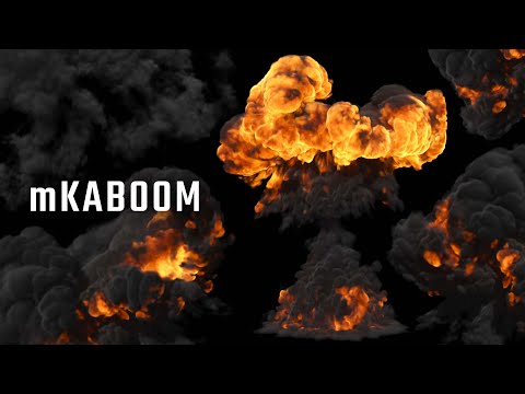 mKaboom - Assorted Fire And Explosion Compositing Elements - MotionVFX