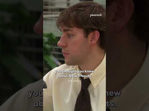 Dwight is enjoying the exercise ball WAY too much! | The Office | The Funny Bit