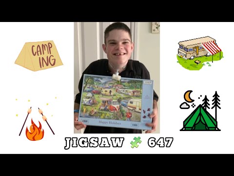 Puzzle time-lapse di Matty JIGSAW 647 Hop Buone Feste 1000 pezzi Diari di puzzle di Matty 18/8/20...