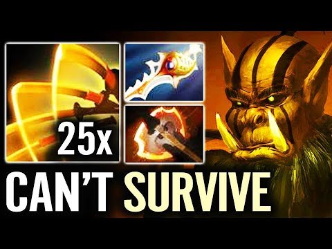 CAN'T SURVIVE [Juggernaut] BF + Rapier New Fatal Combination 7.20 Epic Imba Dota 2