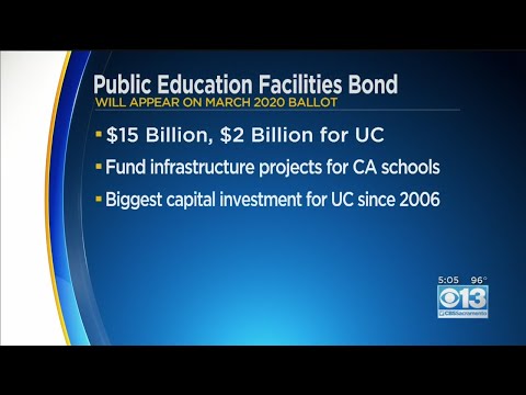 公立教育施設債、2020年3月投票に登場へ (Public Education Facilities Bond To Appear On March 2020 Ballot)