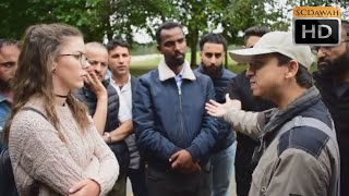 Video: God appears, many would still deny Him. So.. who is the Father of Santa Claus? - Mansur Ahmad vs Agnostic Girl 3/5