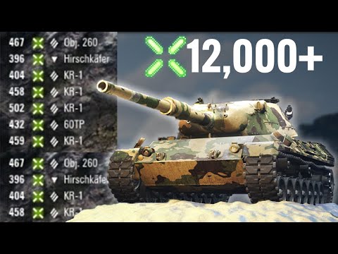 12000 damage with Leopard 1 in World of Tanks