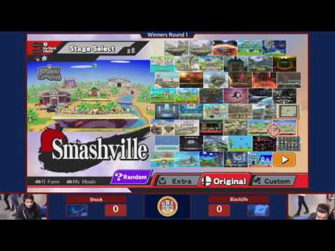 GG Bergen Laksevåg 26 - Shuuk vs Blacklife - Winners Round 1 - Smash 4