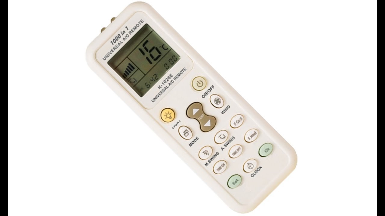Watch Now K-1028E CONTROL REMOTO UNIVERSAL PARA AIRE ACONDICIONADO K-1028E CONTROL REMOTO UNIVERSAL PARA AIRE ACONDICIONADO
