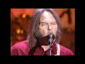 Neil Young performs "Act of Love" at the 1995 Rock & Roll Hall of Fame Induction Ceremony