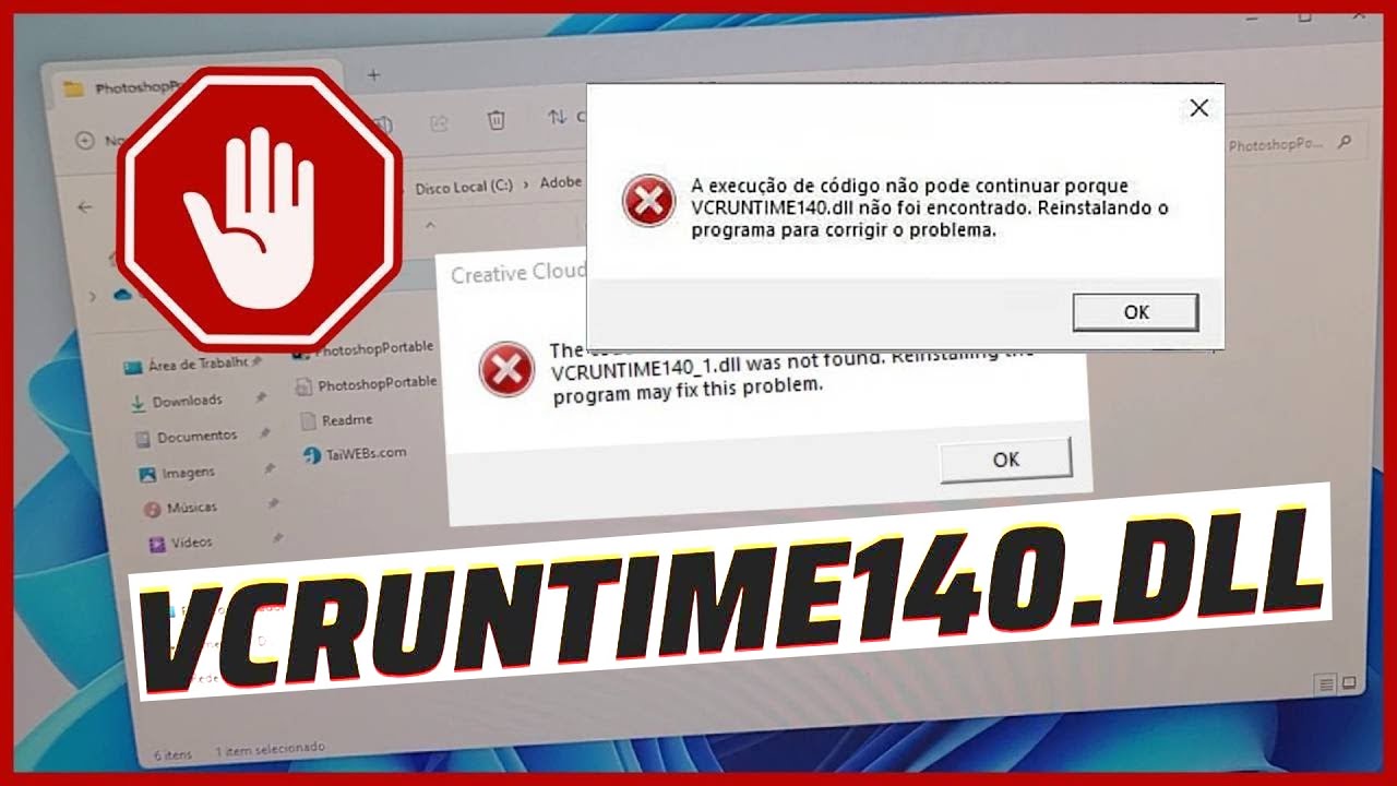 Como CORRIGIR o Erro VCRUNTIME140.dll fácil e rápido passo a passo!