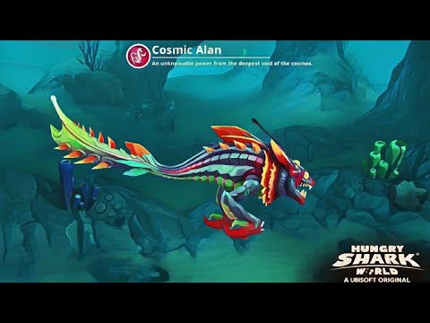 Cosmic Alan Shark (full upgrading) gameplay Hungry Shark World ubisoft games @shahbazkhan-pk3qs 🔥