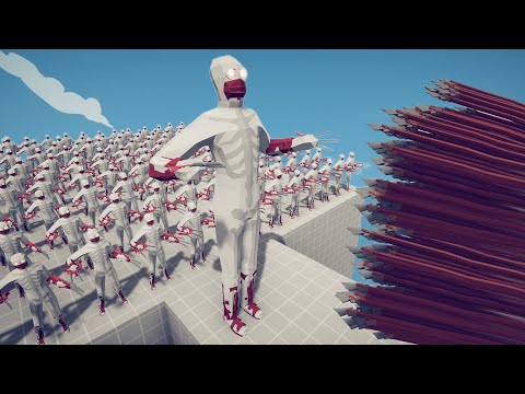 100x SCP 096 + GIANT vs EVERY GOD | Totally Accurate Battle Simulator TABS