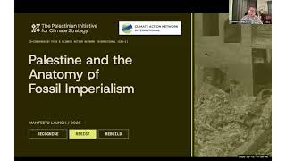 Recognize - Resist - Rebuild | Palestine & the Anatomy of Fossil Imperialism