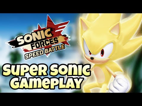 Super Sonic Gameplay | Sonic Forces: Speed Battle