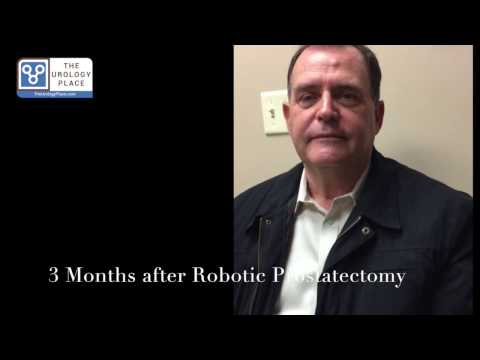 Three months after robotic prostatectomy