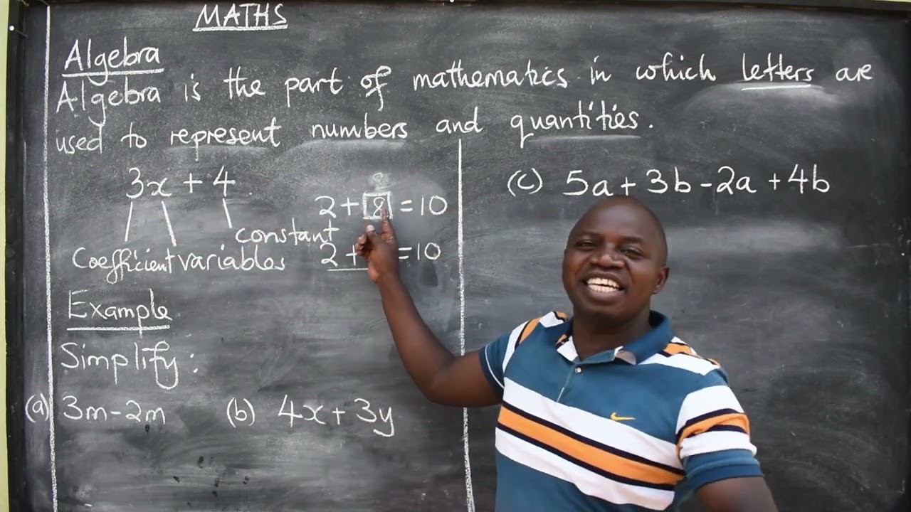 MATHS  INTRODUCTION TO ALGEBRA