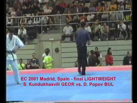 European championship 2001, Madrid, Spain - final - S. Kundukhasvili GEOR vs. D. Popov BUL