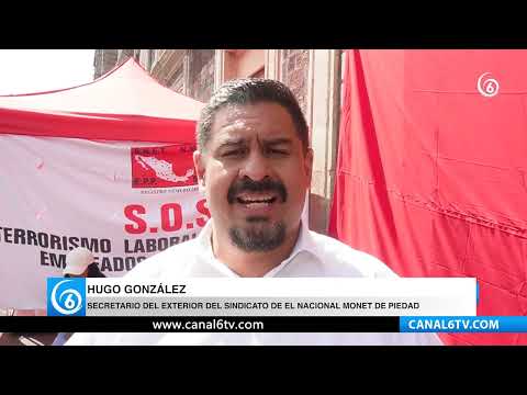 Video: Trabajadores sindicalizados de El Nacional Monte de Piedad se declaran en huelga nacional